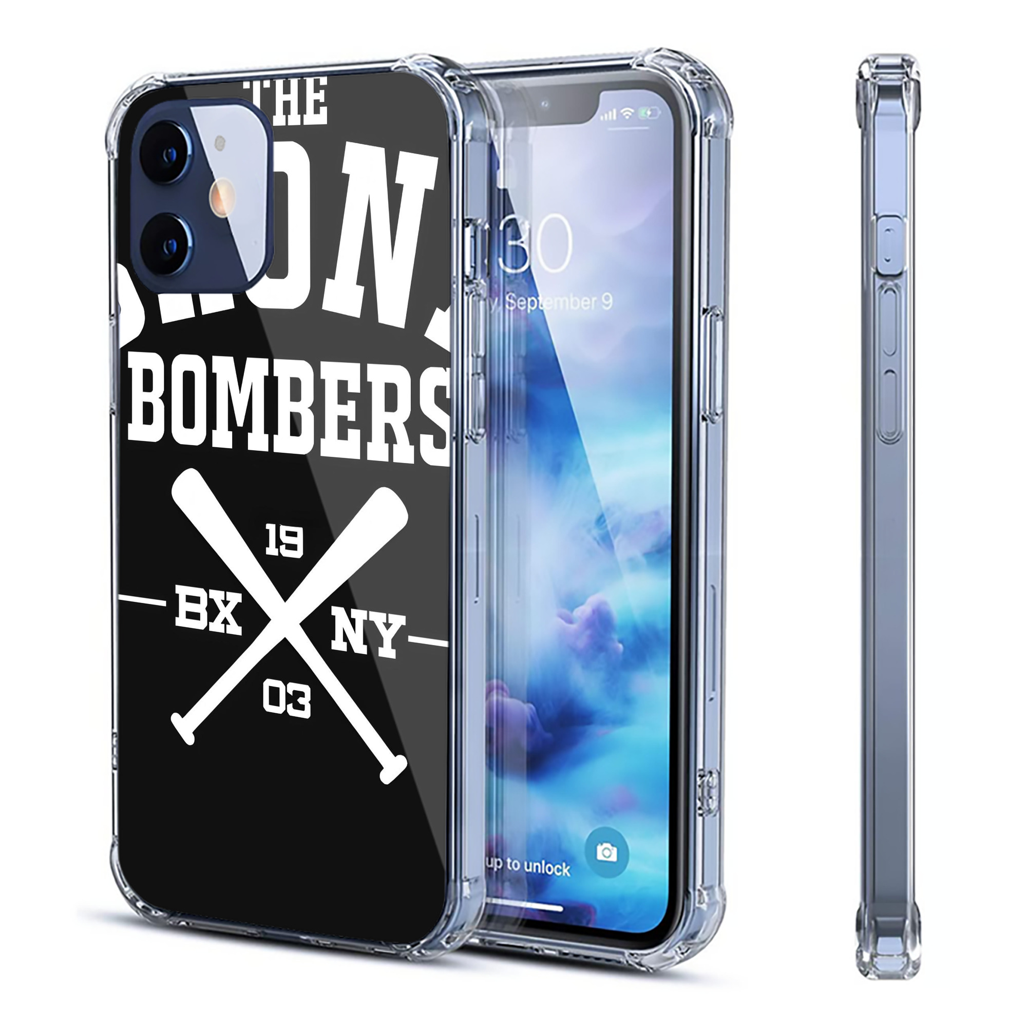 New York Yankees 163 Clear IPhone 12 Case – Soft TPU With UV Print – Enhanced Drop Protection, Precise Fit, Anti-Fingerprint, Customizable Design, Scratch-Resistant, Yellow-Resistant